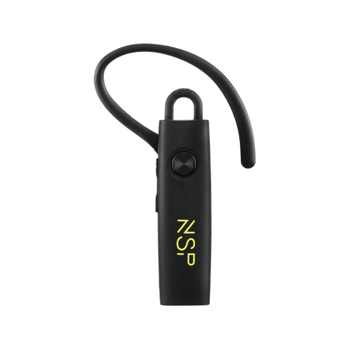 NSP BLUETOOTH HEADSET BN400 V5.0 + HANGER CLIP FOR STRAP BLACK