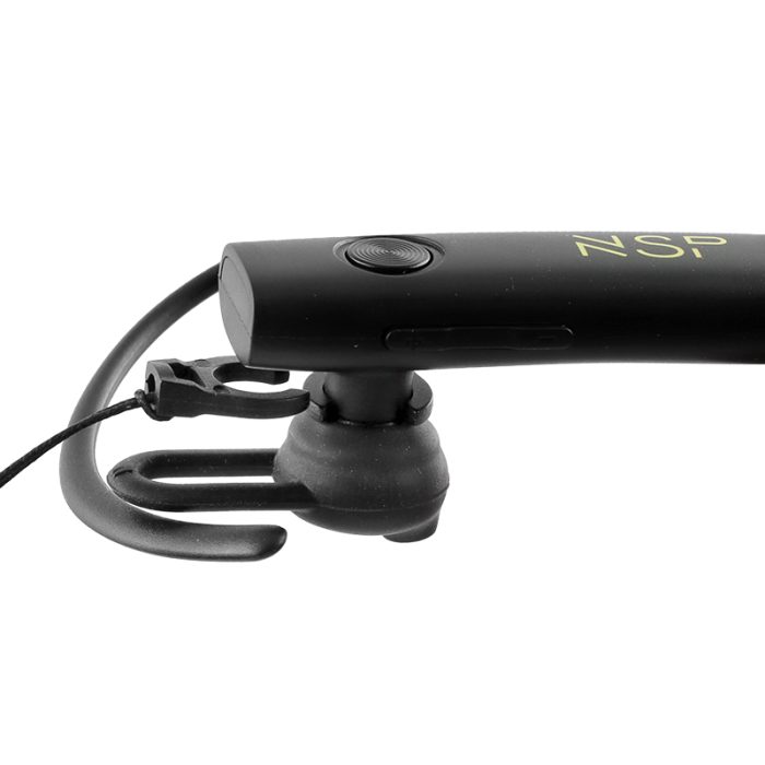 NSP BLUETOOTH HEADSET BN400 V5.0 + HANGER CLIP FOR STRAP BLACK