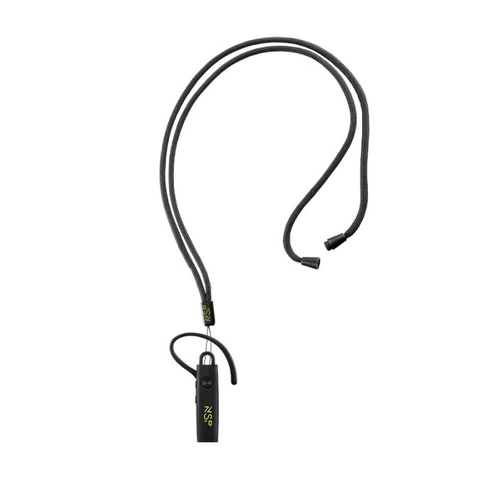 NSP BLUETOOTH HEADSET BN400 V5.0 + HANGER CLIP FOR STRAP BLACK