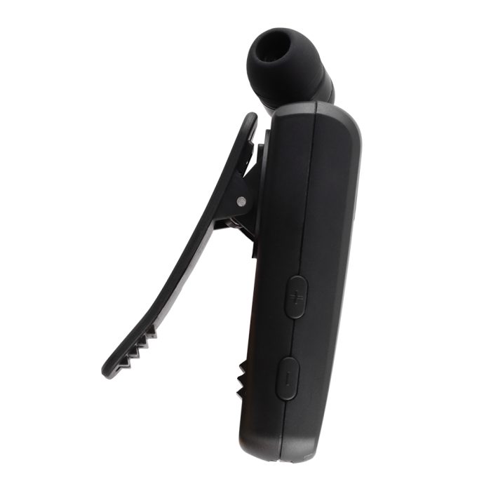 NSP BLUETOOTH BN220 RETRACTABLE CLIP ON HEADSET V5.3 VIBRATION + ANTI-LOST BLACK