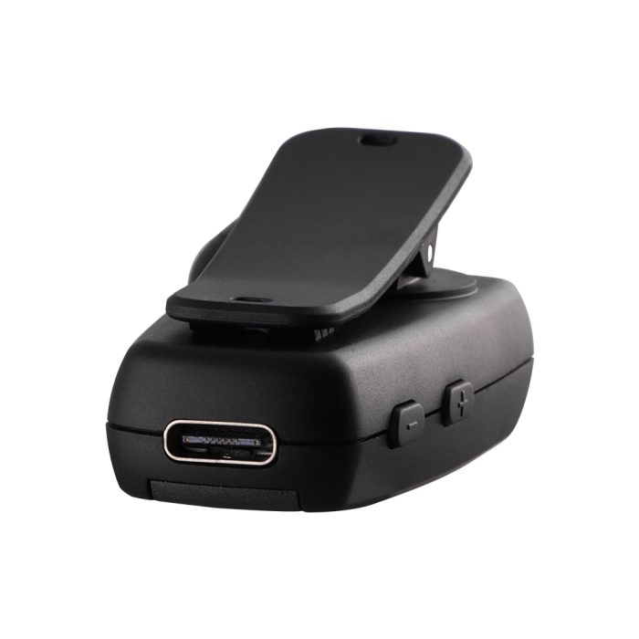 NSP BLUETOOTH BN220 RETRACTABLE CLIP ON HEADSET V5.3 VIBRATION + ANTI-LOST BLACK