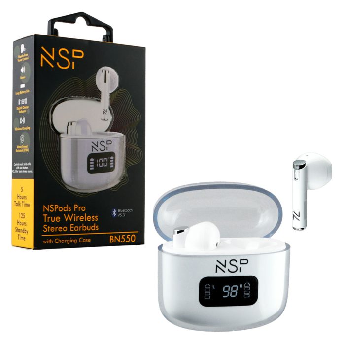 NSP BLUETOOTH STEREO BN550 NSPODS TWS HEADSET V5.3